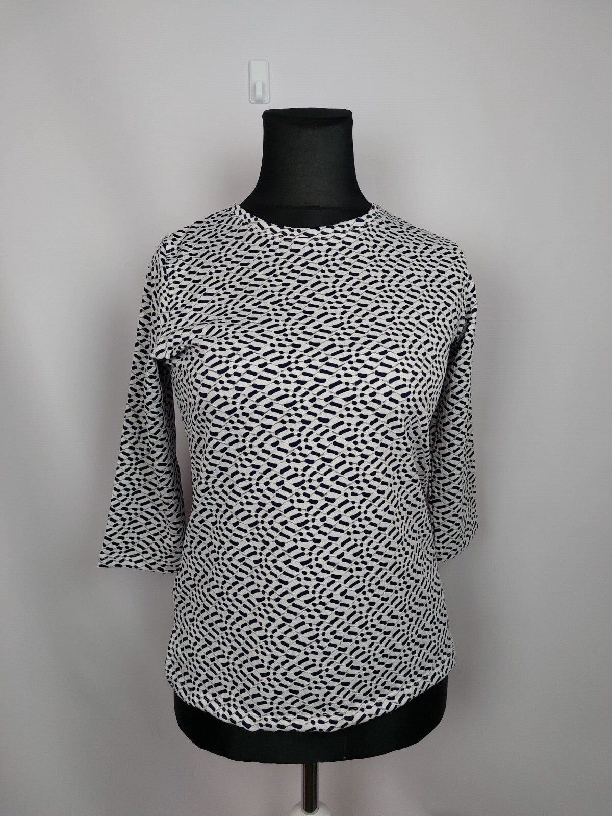 EK4289 Damen Bluse von Bicalla, weiß-blau, Gr.M0