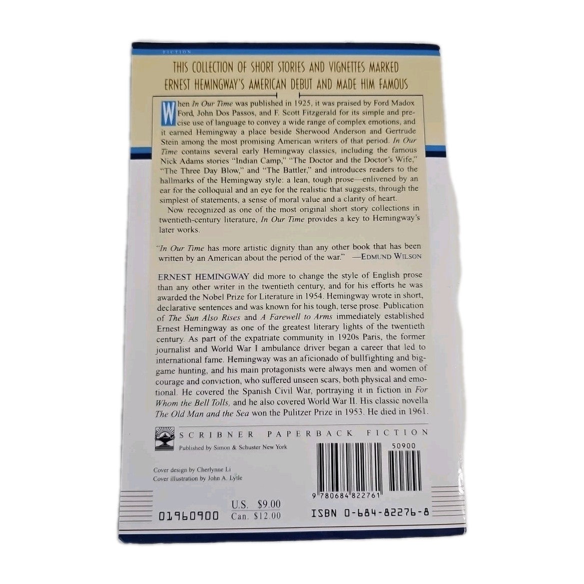 EB4132 In Our Time von Ernest Hemingway (1996, Taschenbuch)1