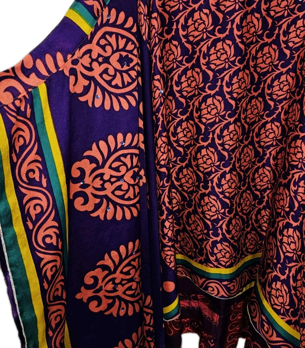 EK6571 Damen Rock- Wickelrock, Mehrfarbig, Einheitsgröße5