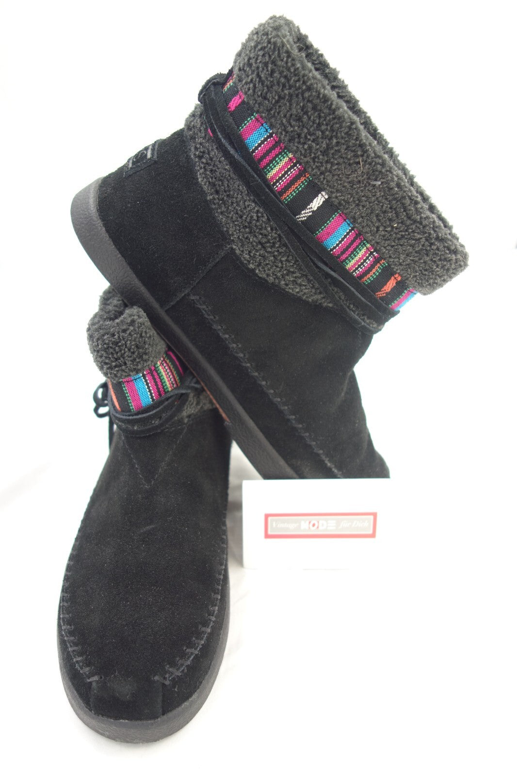 ES0505 Damen Stiefeletten von Bobs, schwarz, Gr. 360