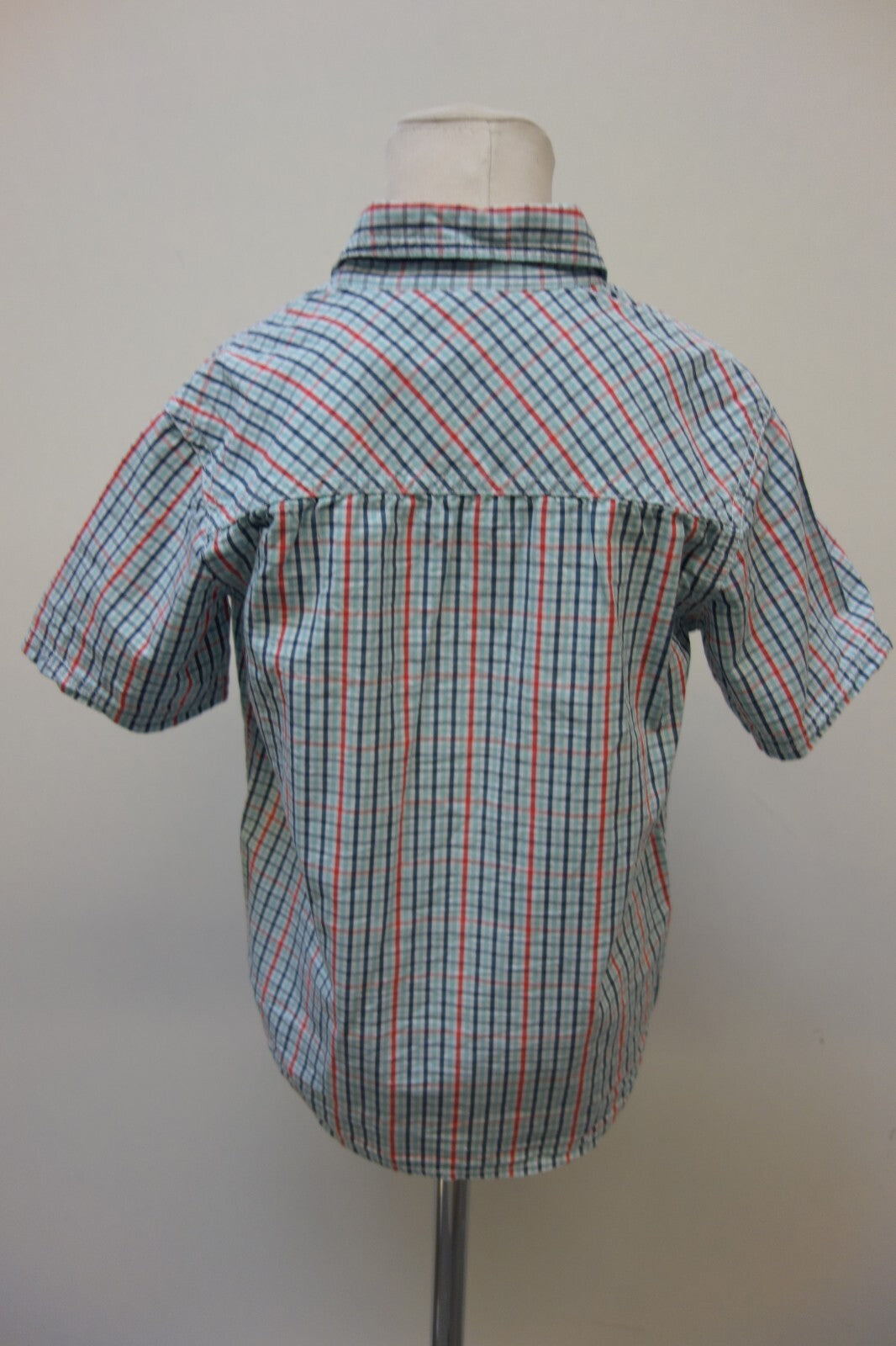 EK2079 Jungen Hemd von s.Oliver, kariert, Gr. 128/1343