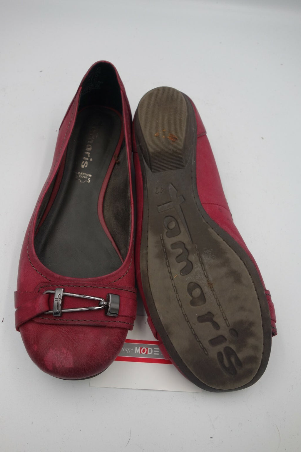 ES0255 Damen Ballerinas von Tamaris, rot, 406