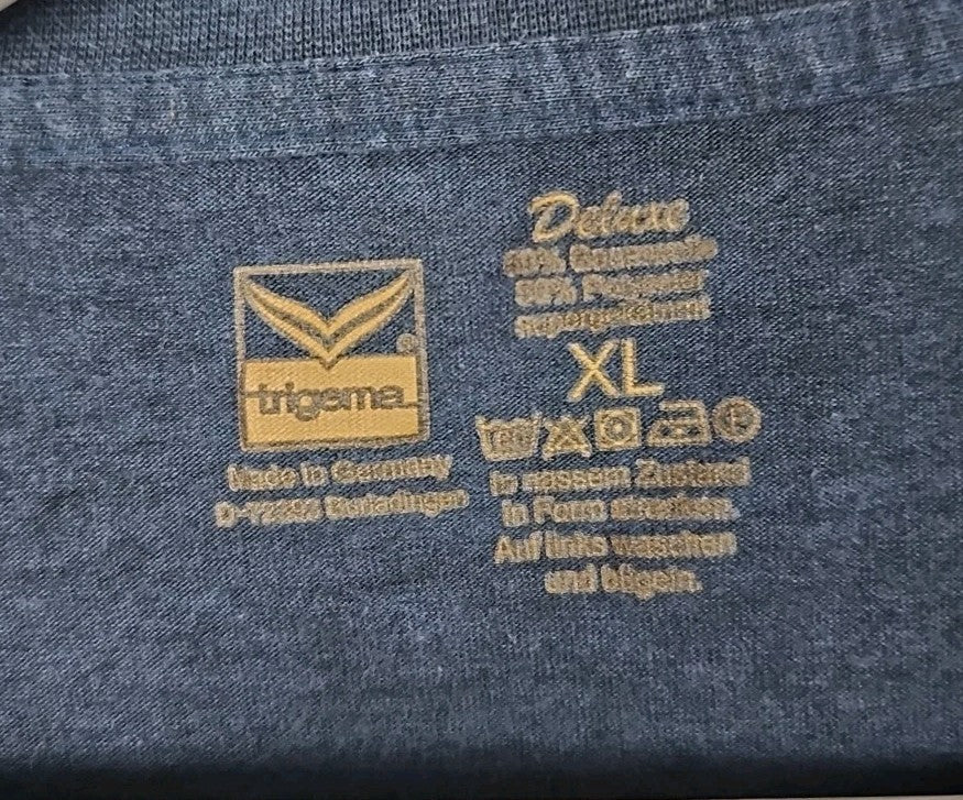 EK7767 Herren T-Shirt Deluxe Gr.XL Blau1