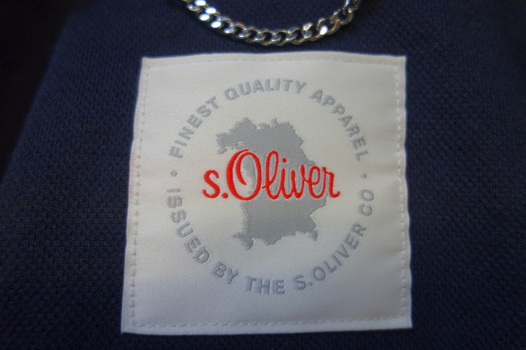 EK2152 Damen elegante Jacke von s.Oliver, dunkelblau, Gr. 344