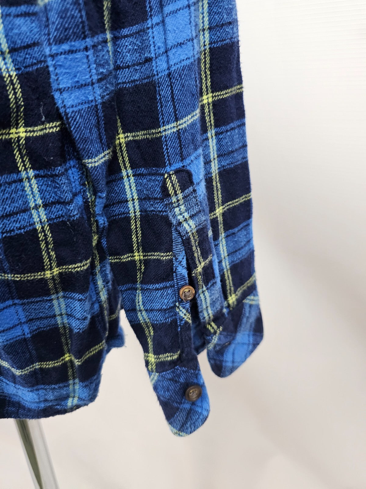 EK5609 Jungen Hemd von H&M, blau kariert, Gr. 1644
