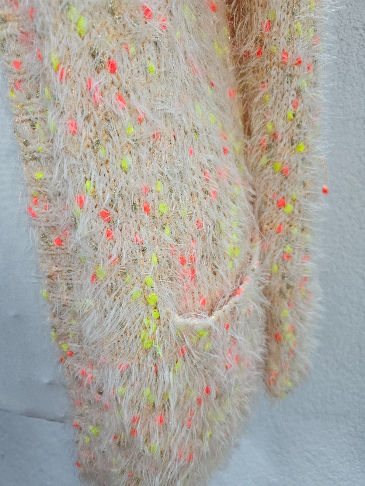 EK5815 Damen Strickjacke von Atmosphere, beige/orange, Gr. S2