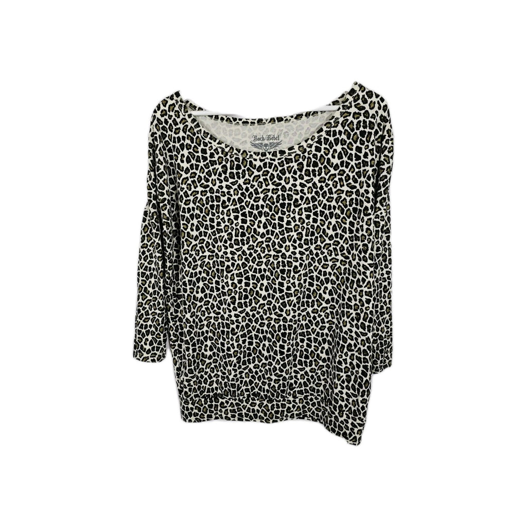 EK10748 Damen T-Shirt Rock Rebel Gr.S Leoparden Muster0