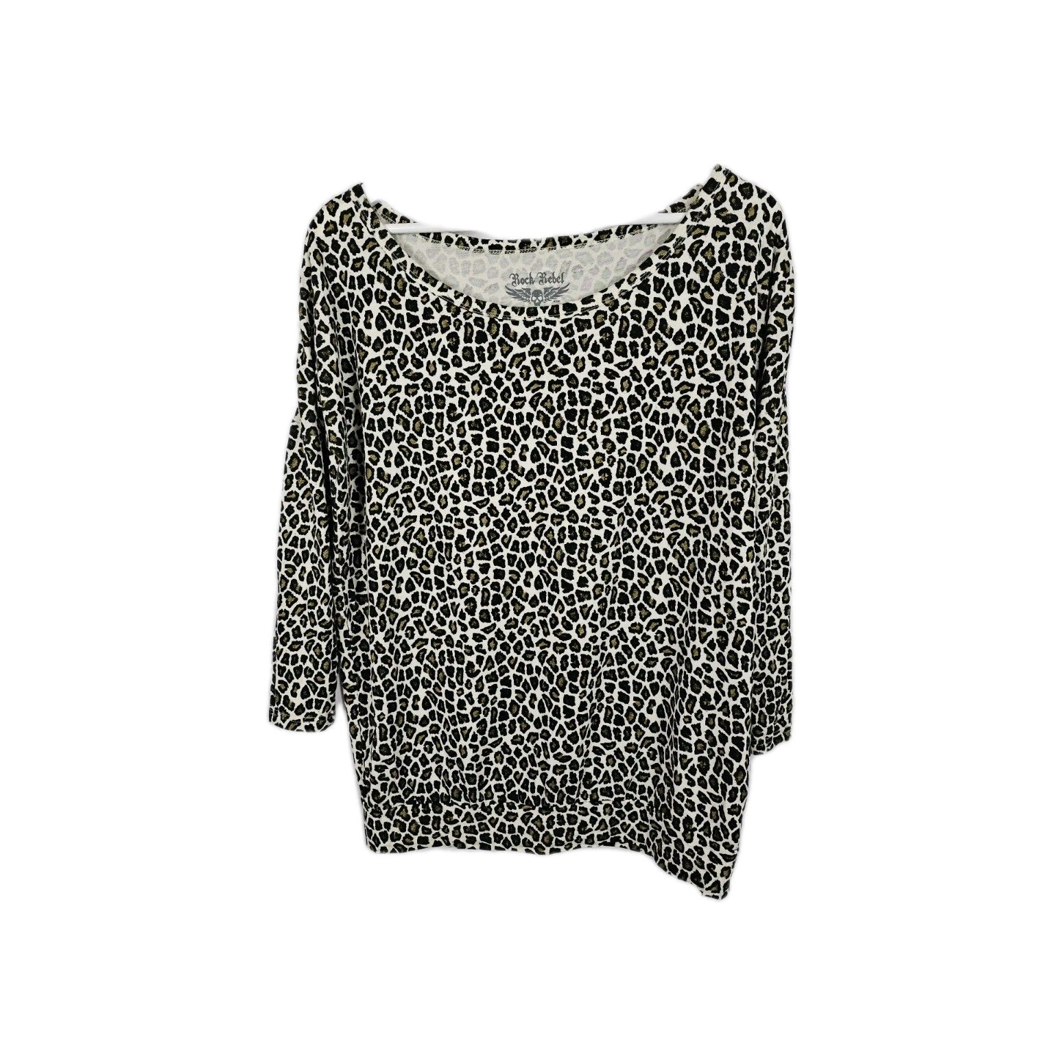 EK10748 Damen T-Shirt Rock Rebel Gr.S Leoparden Muster0