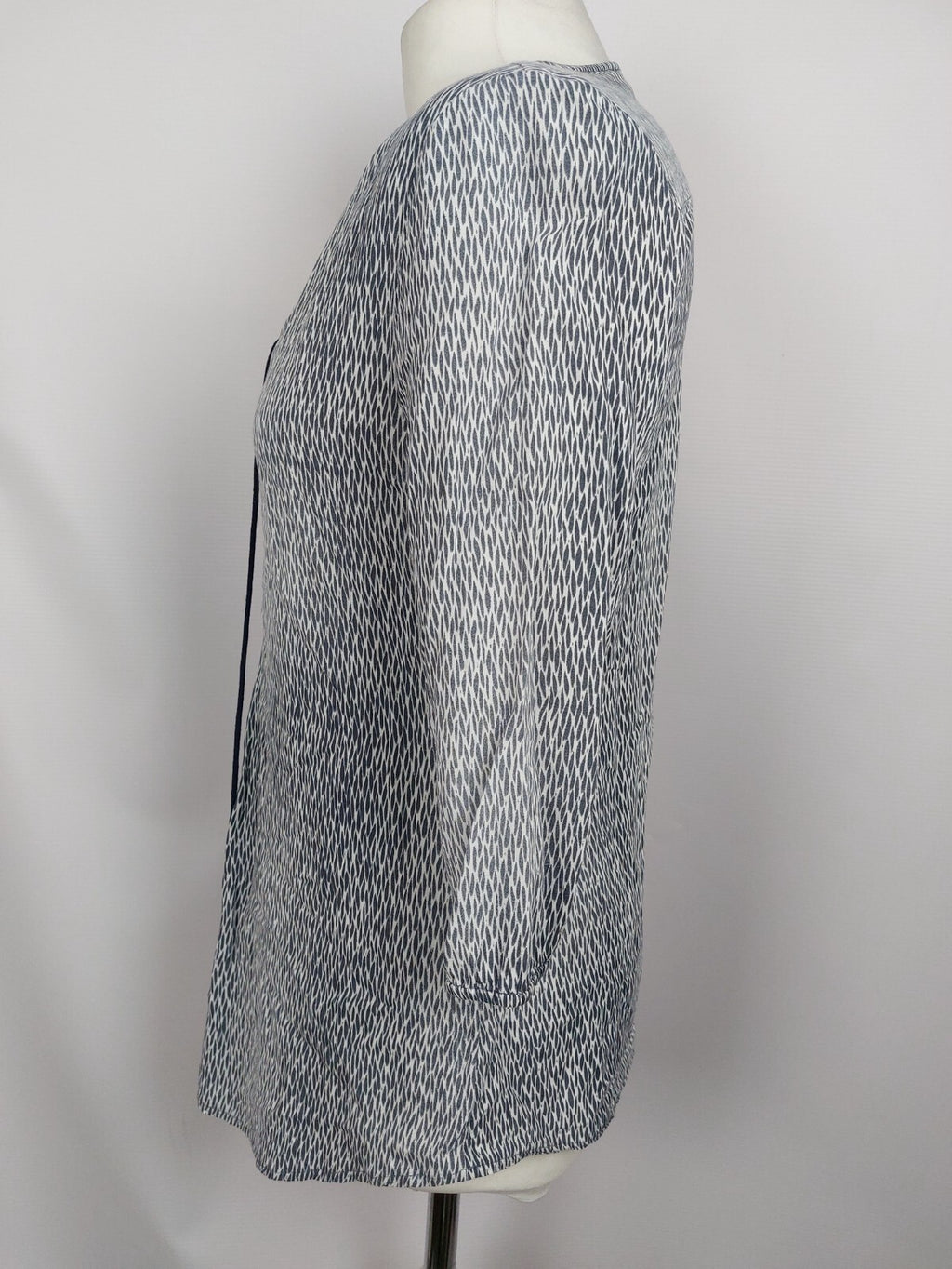 EK4999 Damen Bluse von BiBA, grau-weiß, Gr.343