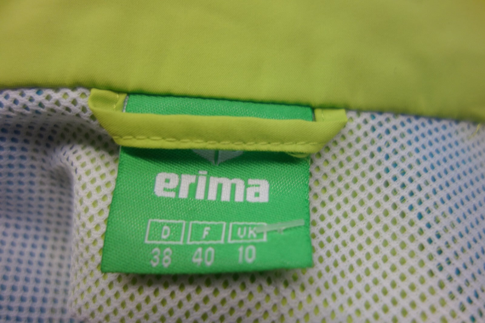 EK2590 Damen Trainingsjacke von Erima, leuchtend grün, Gr. 385