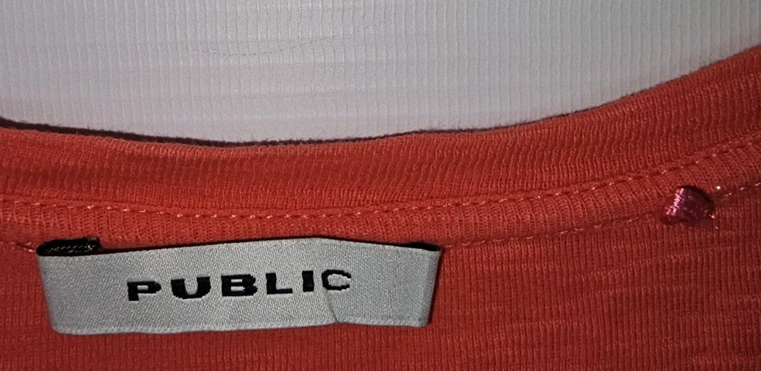 EK8812 Damen T-Shirt von Public, rot, Gr.402