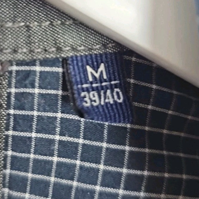 EK9212 Herrenhemd Engbers Gr.M Blau Karriert2