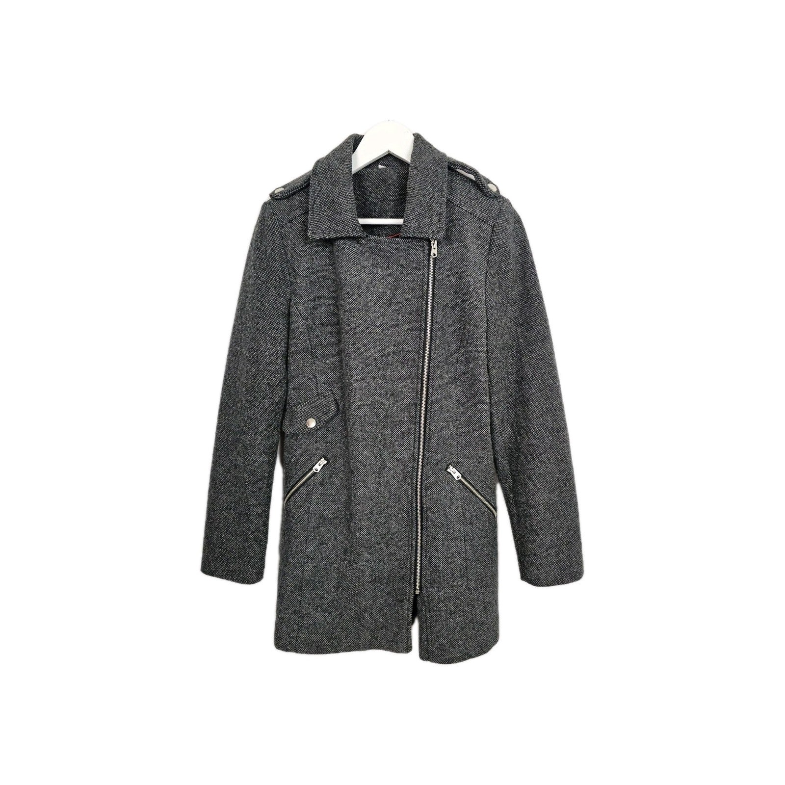 EK10124 Damen Jacke Laura Torelli, grau, Gr.M0