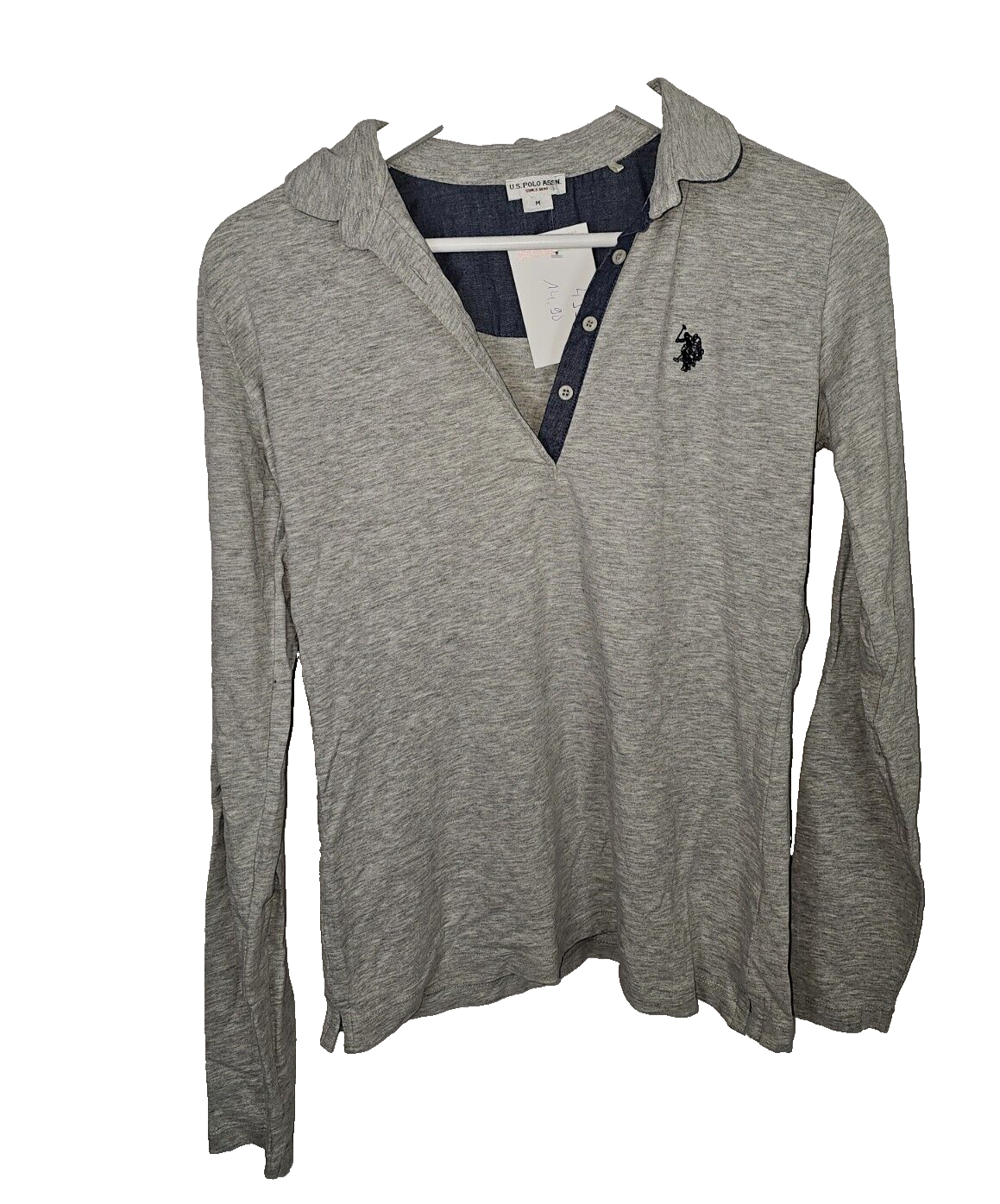EK510 Herren Sweatshirt von U.S Polo Assn, Grau, Gr.M0
