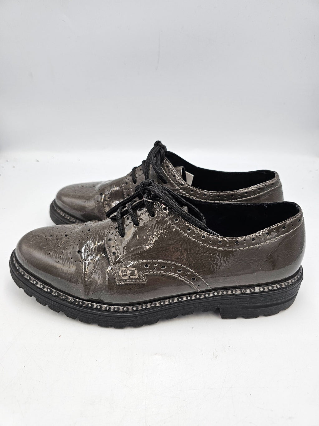 ES0006 Damen Halbschuhe von Rieker, grau, Gr. 382