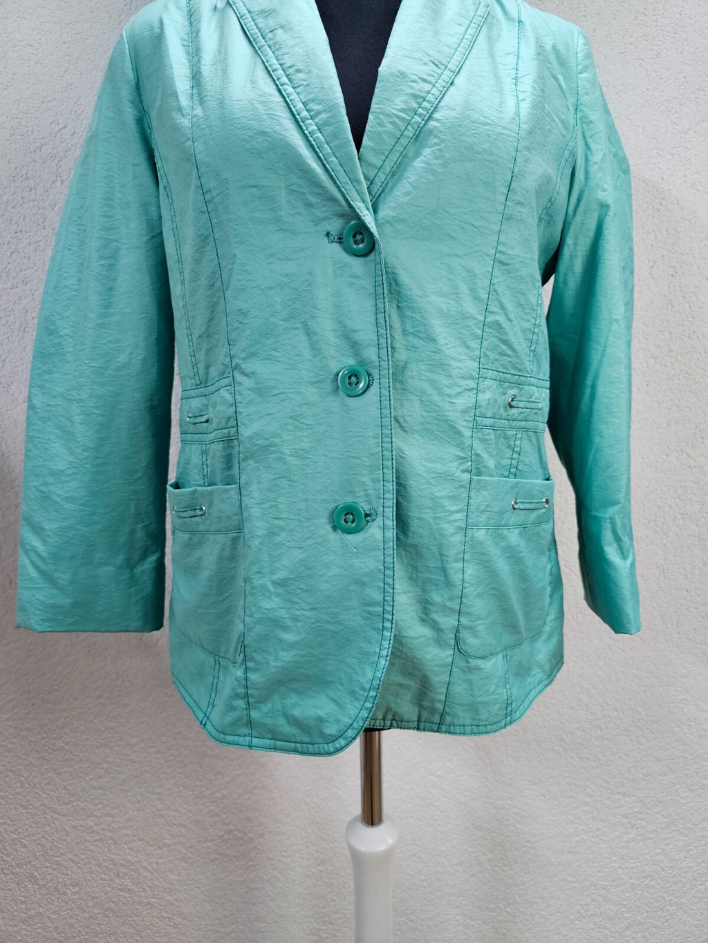 EK4963 Damen Blazerjacke von Mian, lichtgrün, Gr. 482