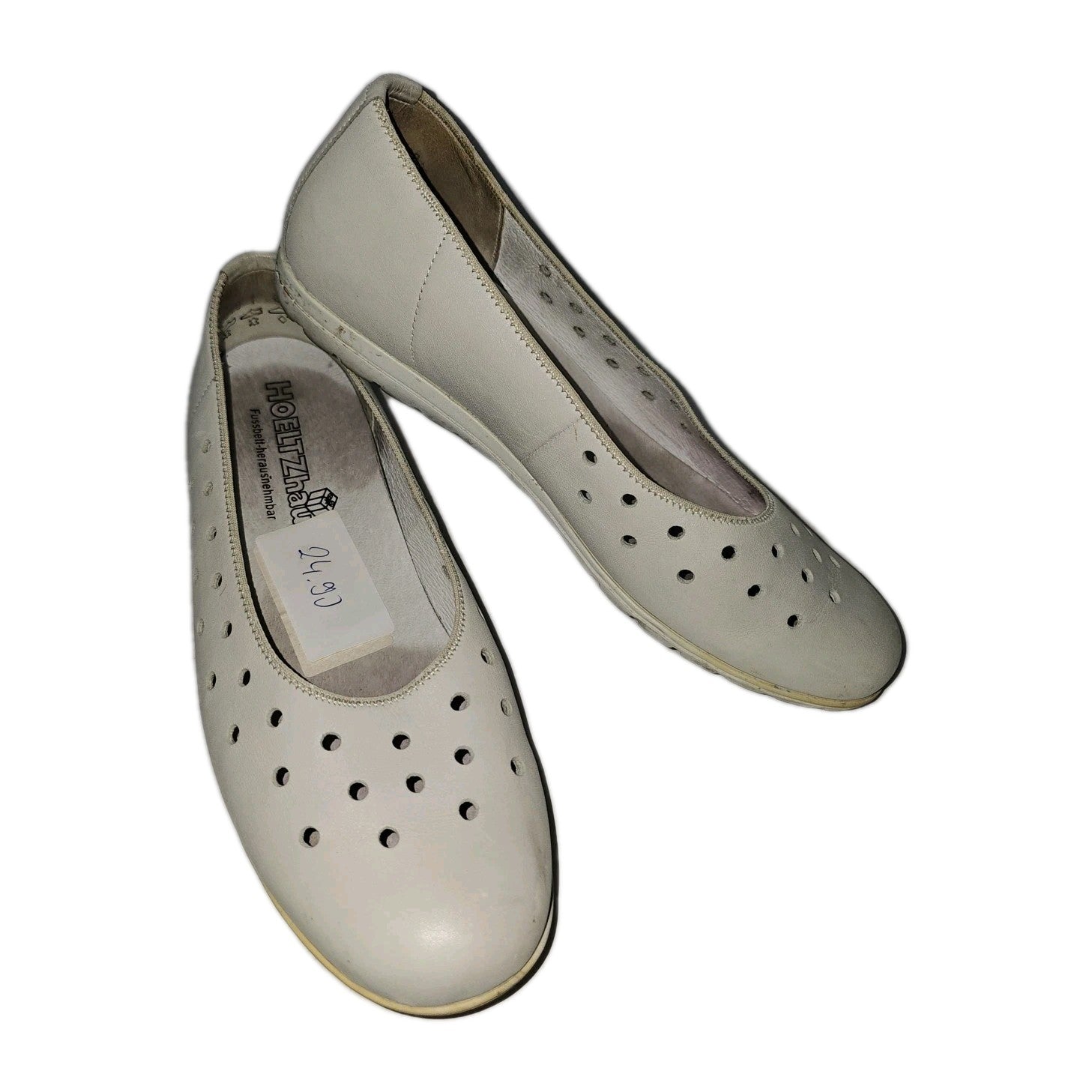 ES467 Damen Ballerina von Hoeltzhaus, grau, Gr.41(Größentabelle)0