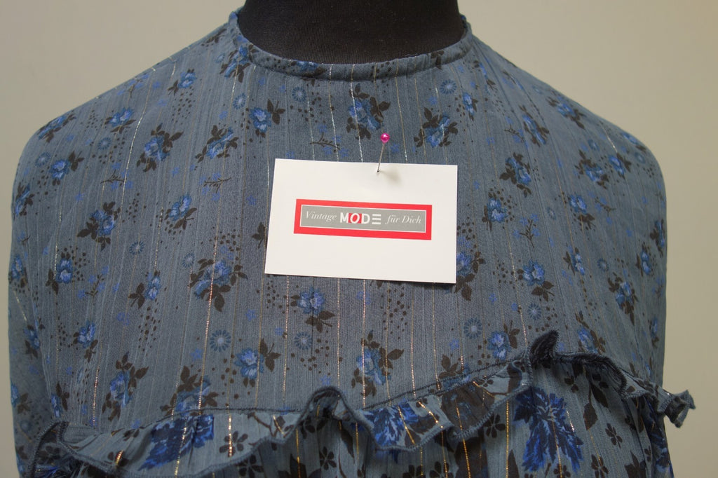 EK1912 Bluse von Zara, oversize, racublau, Gr. XS1