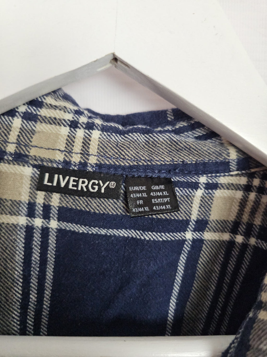 EK9510 Herren Hemd von Livergy, Dunkelblau, Gr. 43/442
