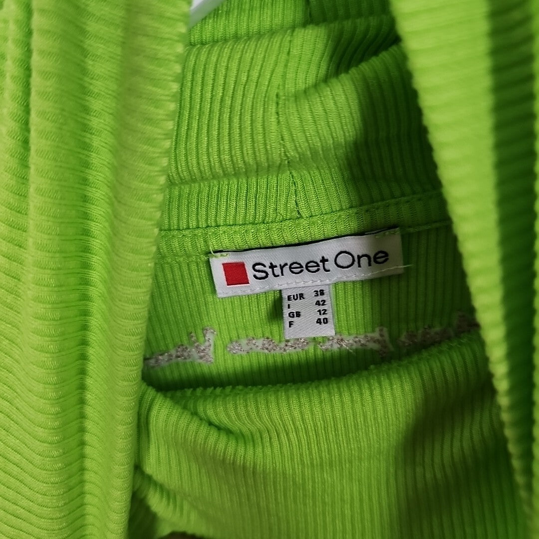 EK6672 Damen Pullover von Street One, Grün, Gr. 382