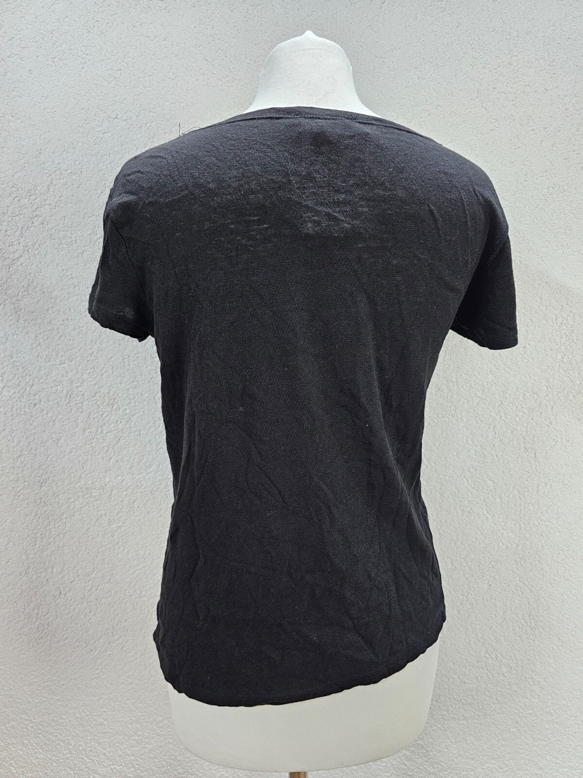 EK5477 Damen T-Shirt von Zara, schwarz, gr. M4