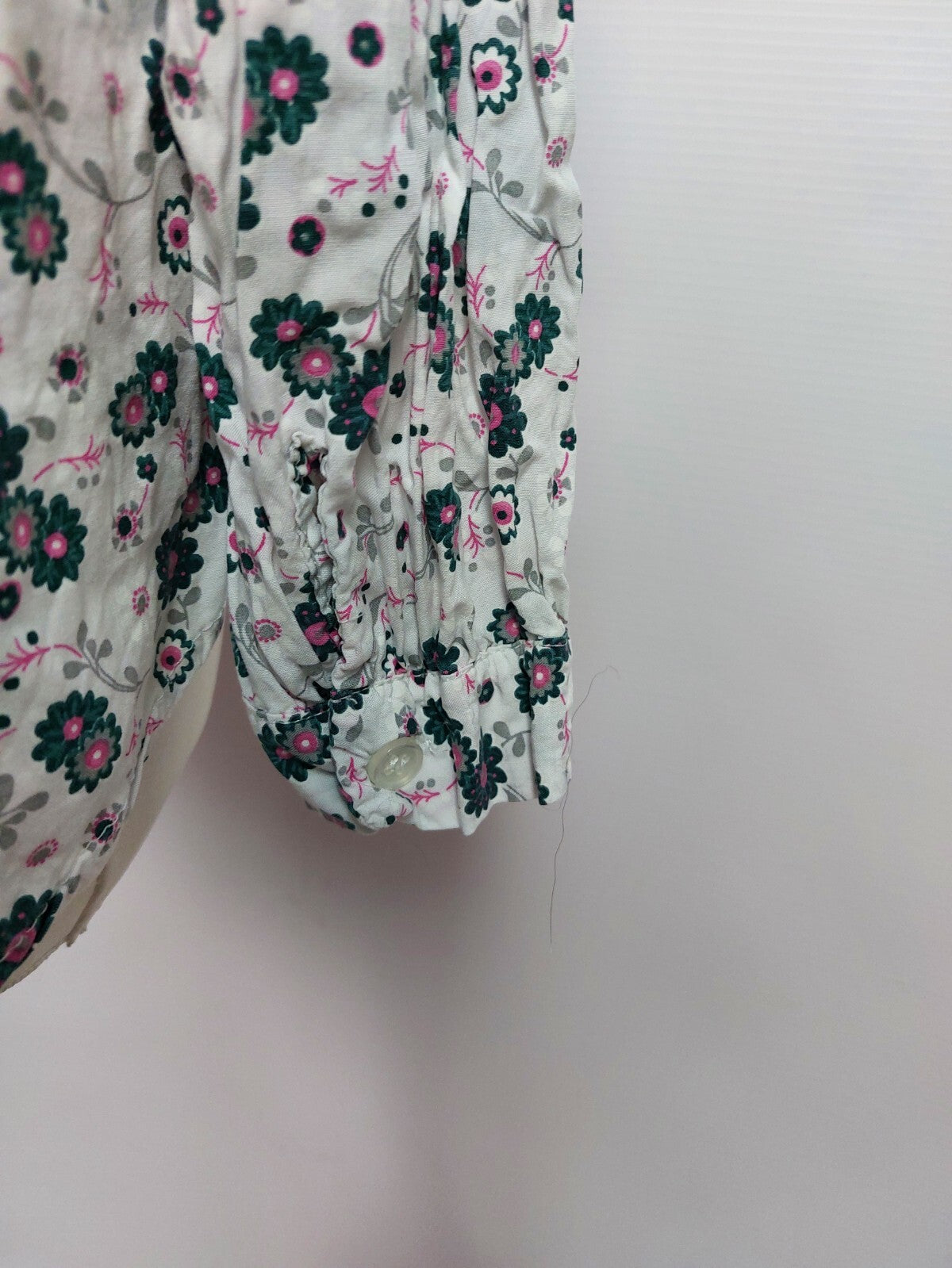 EK5016 Damen Bluse von PS Ich liebe dich, weiß geblümt, Gr. M5