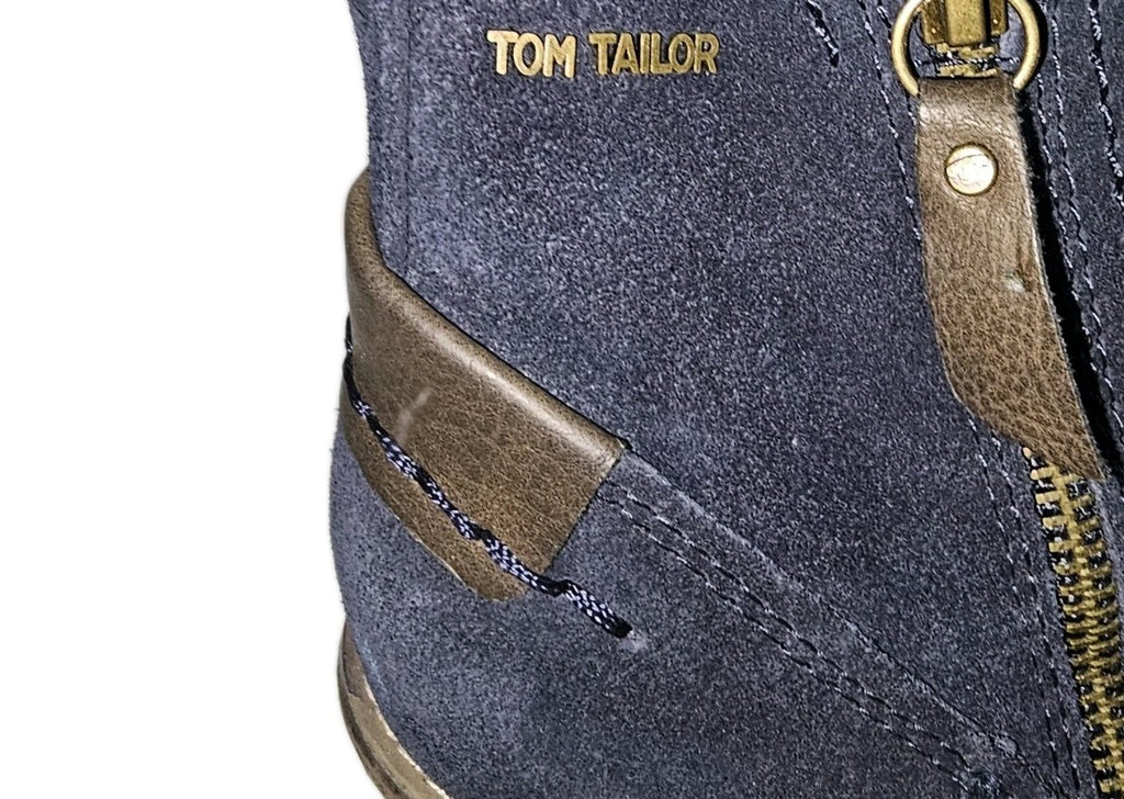 EK791 Damen Stiefelette von Tom Tailor, blau, Gr.415