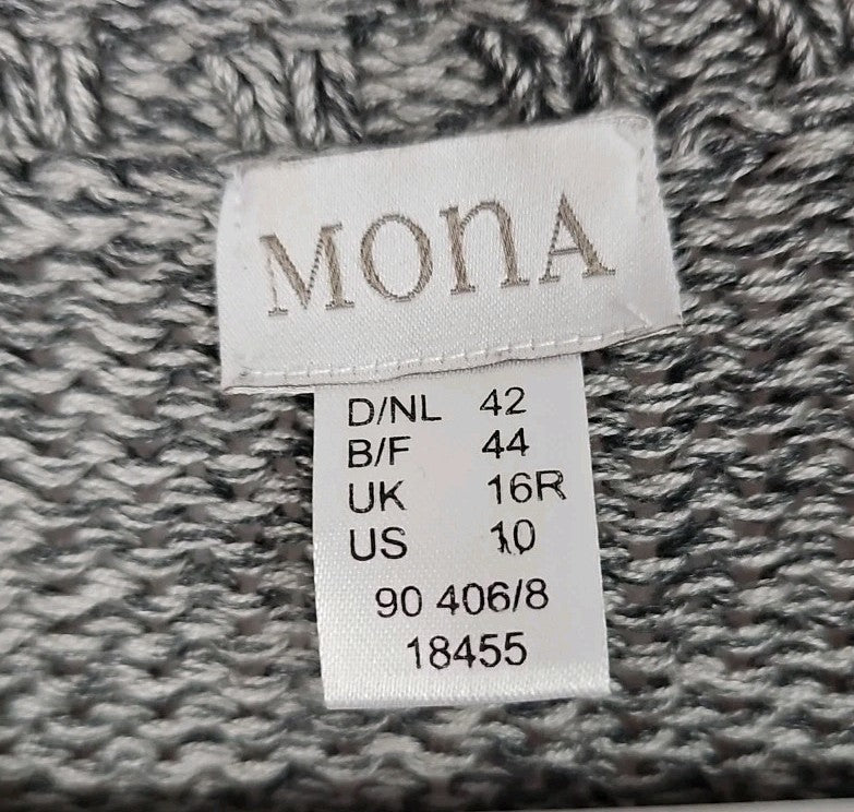 EK9463 Damen Pullover Mona Gr.42 Grau1