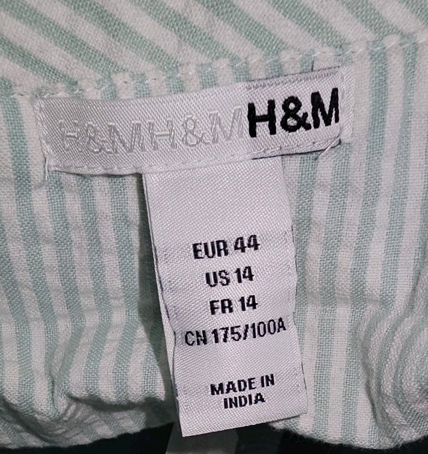 EK9632 Damen Kleid von H&M, grün, Gr.446