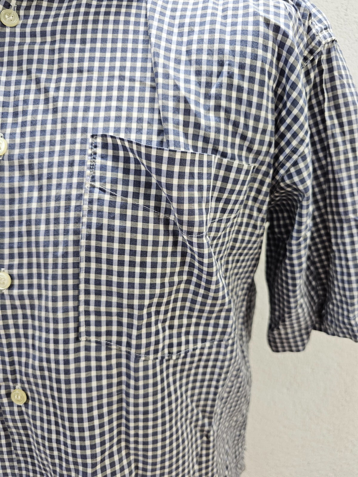 EK5794 Herren Hemd von Big Star, blau/grau kariert, gr. L2