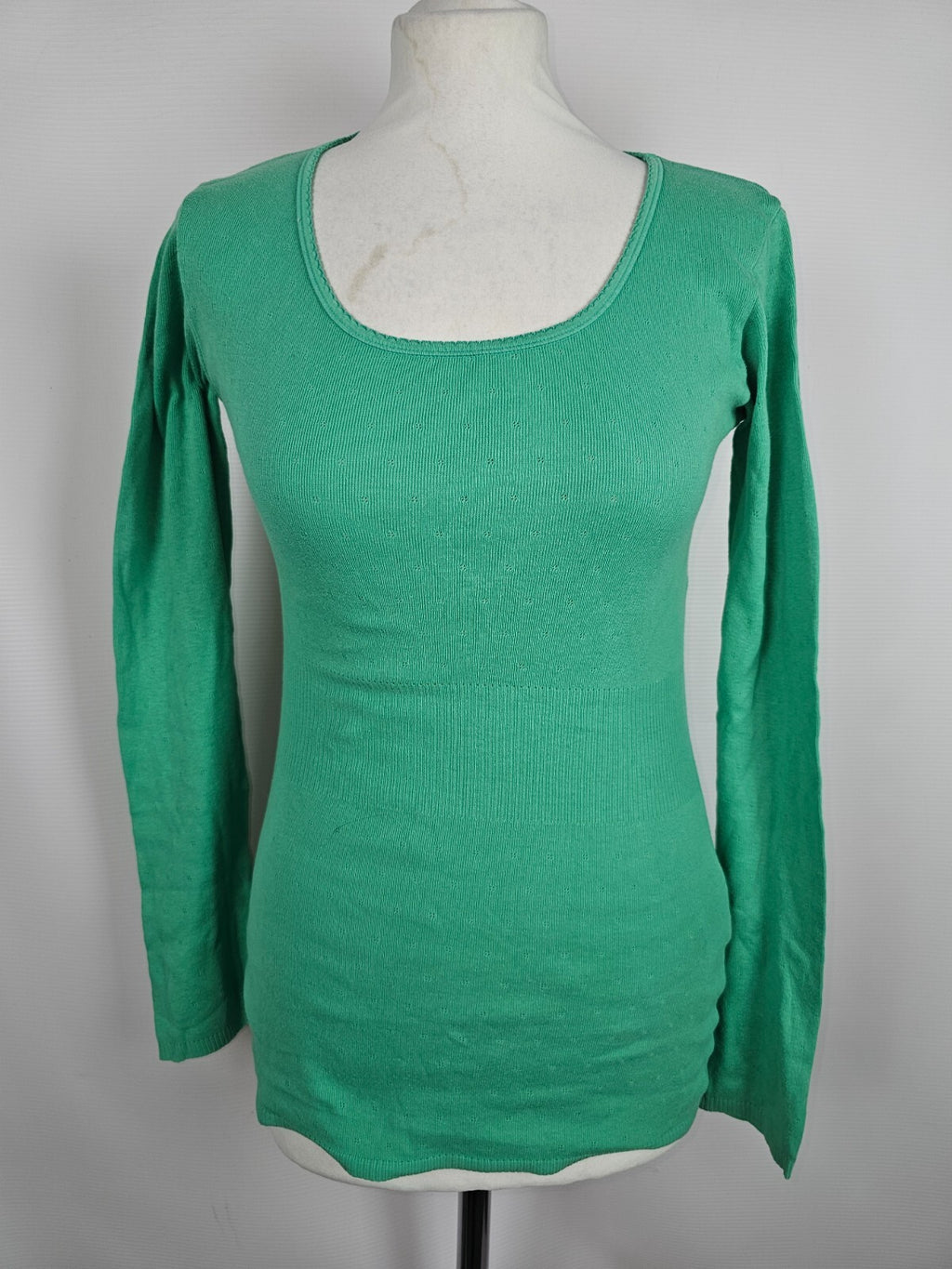 EK3691 Damen Langarmshirt von NoaNoa, grün, Gr.XS0