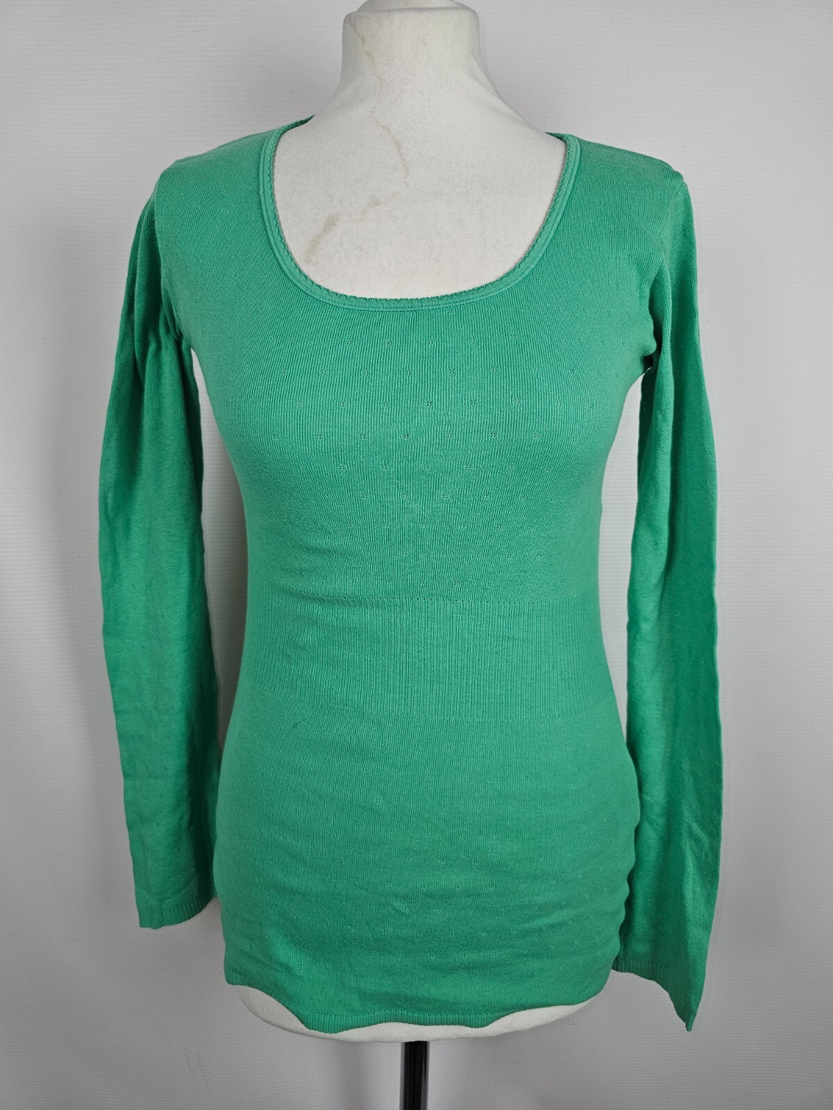 EK3691 Damen Langarmshirt von NoaNoa, grün, Gr.XS0