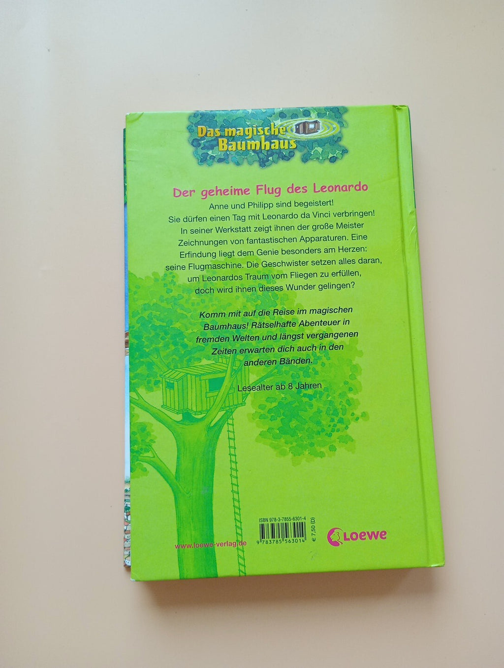 Das magische Baumhaus 36. Der geheime Flug des Leonardo von Mary Pope 3991