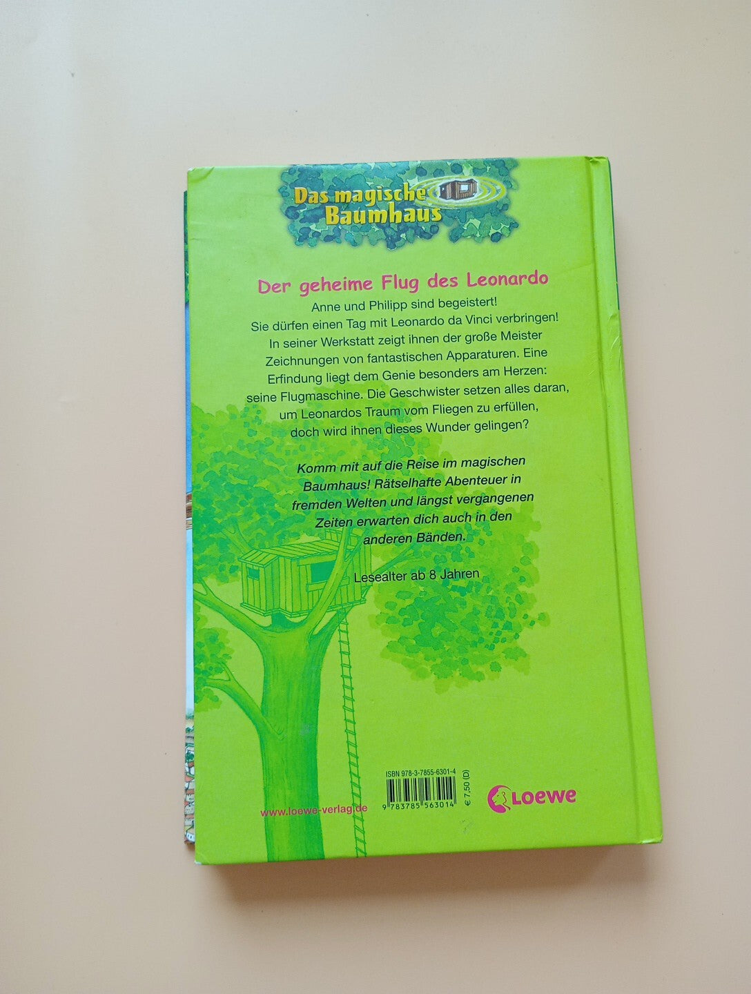 Das magische Baumhaus 36. Der geheime Flug des Leonardo von Mary Pope 3991