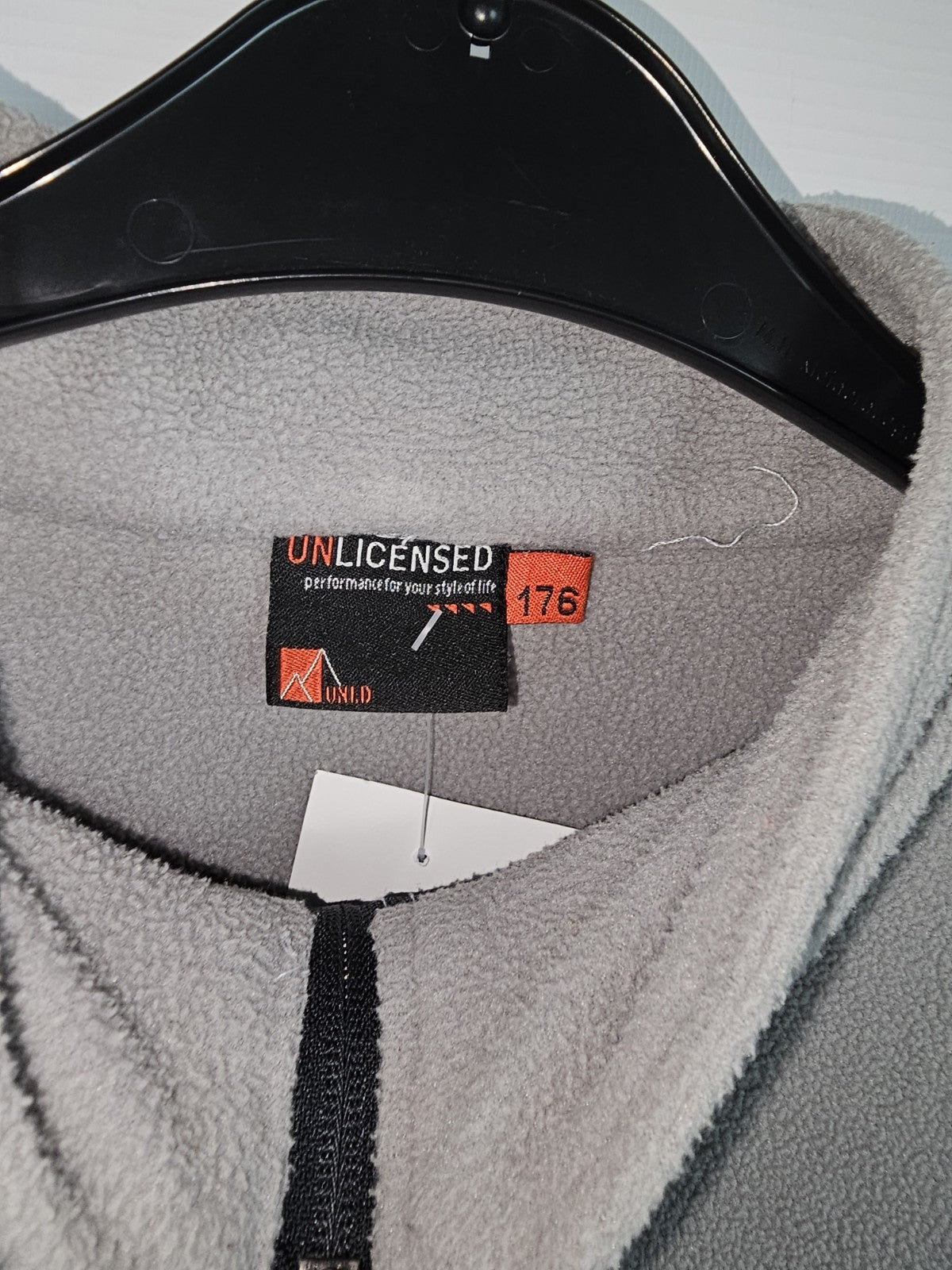 EK4496 Herren Fleecejacke von Unlucensed, Grau, Gr.1762