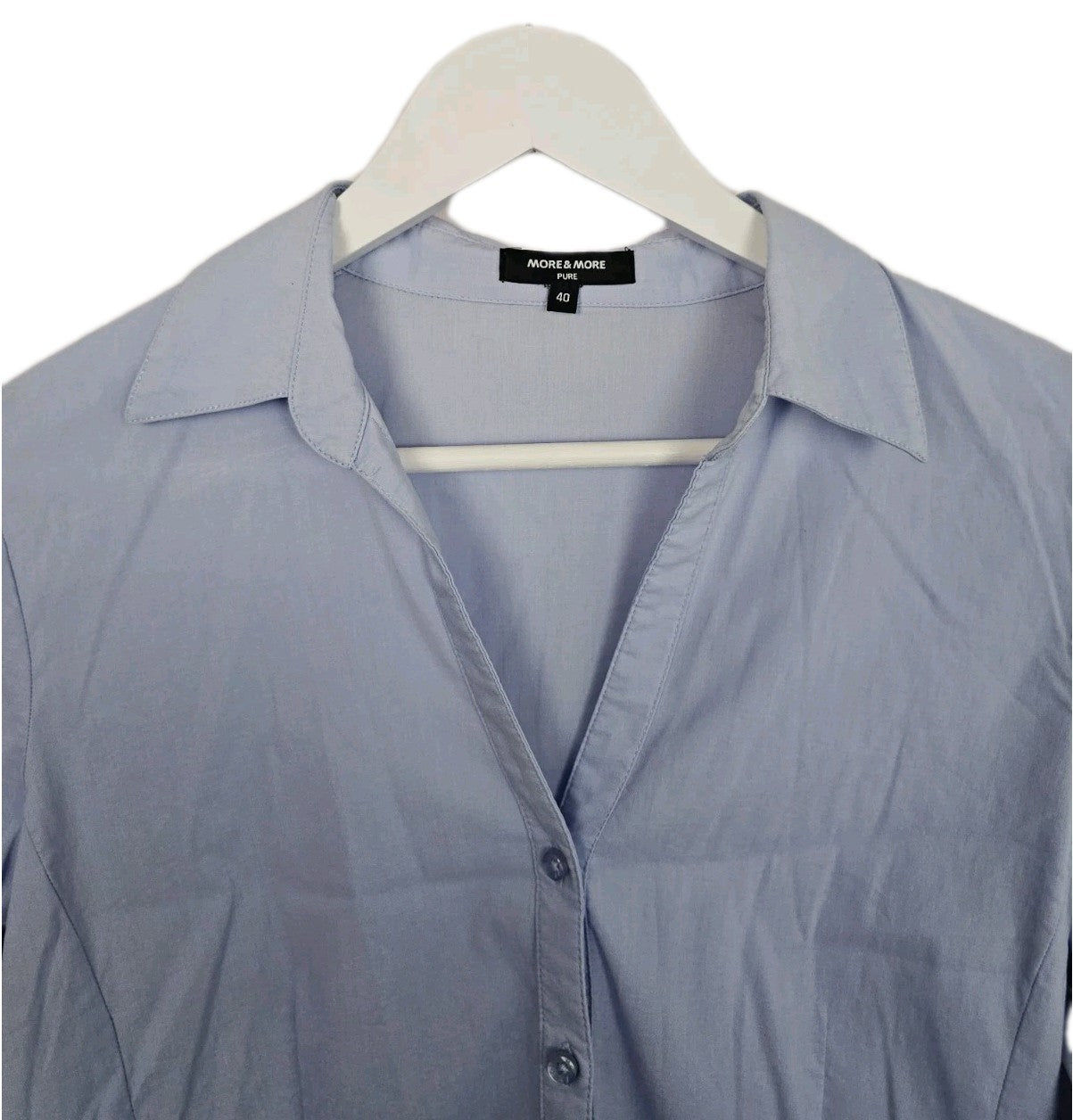 EK9179 Damen Bluse von More&More,  Hellblau, Gr. 401