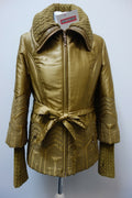 EK0780 Damen gefütterte Jacke von Tafika, grün/gold, 440
