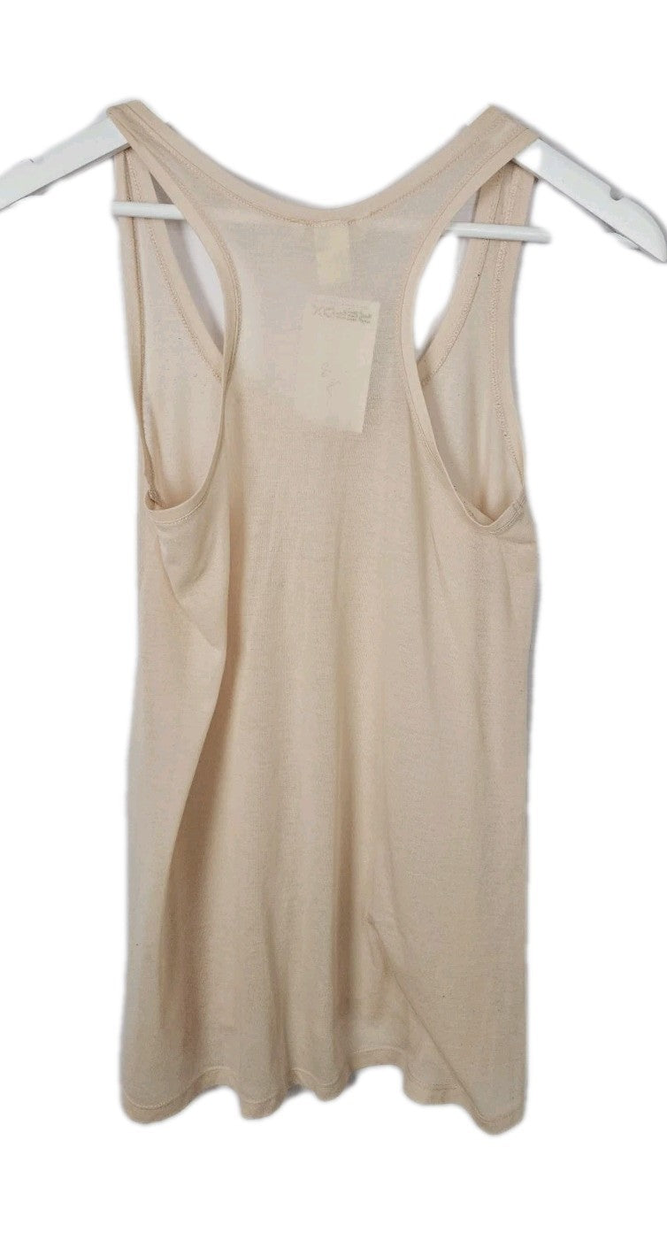 EK320 Damen Trägershirt von H&M, Beige, Gr. XS3
