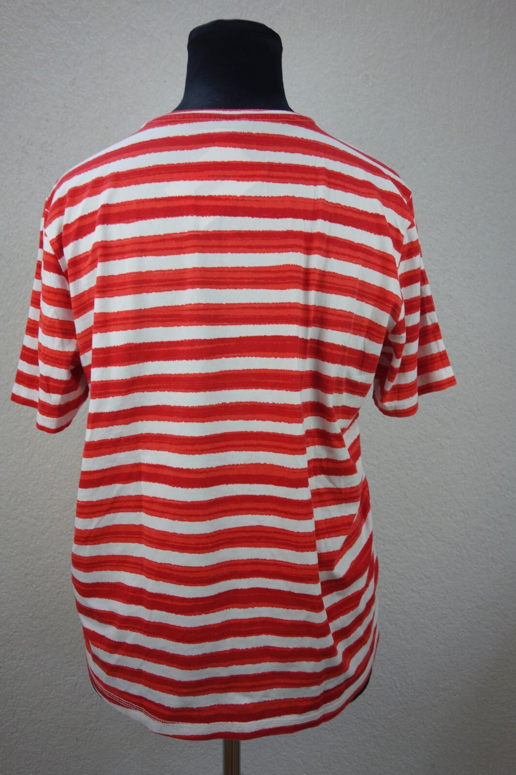EK4215 Damen T-Shirt von Lauro Torelli, rot-weiß, Gr.XL3