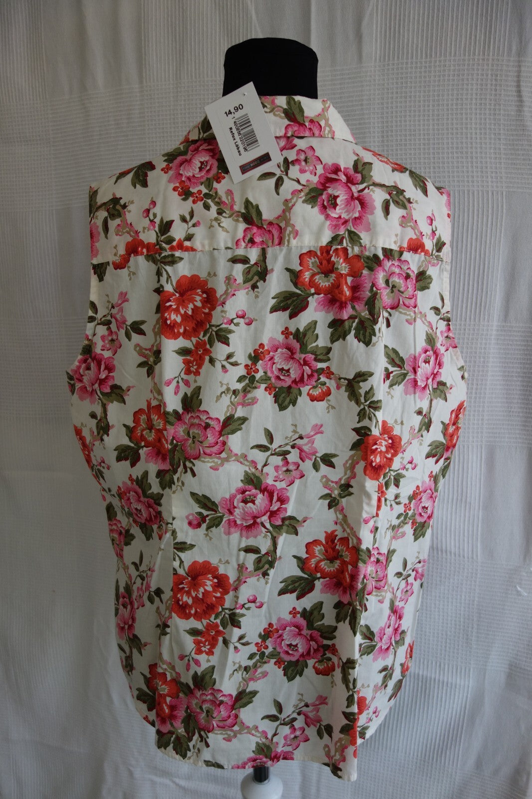 EK4270 Damen Bluse von Basic Editions, weiß, Gr.2XL2