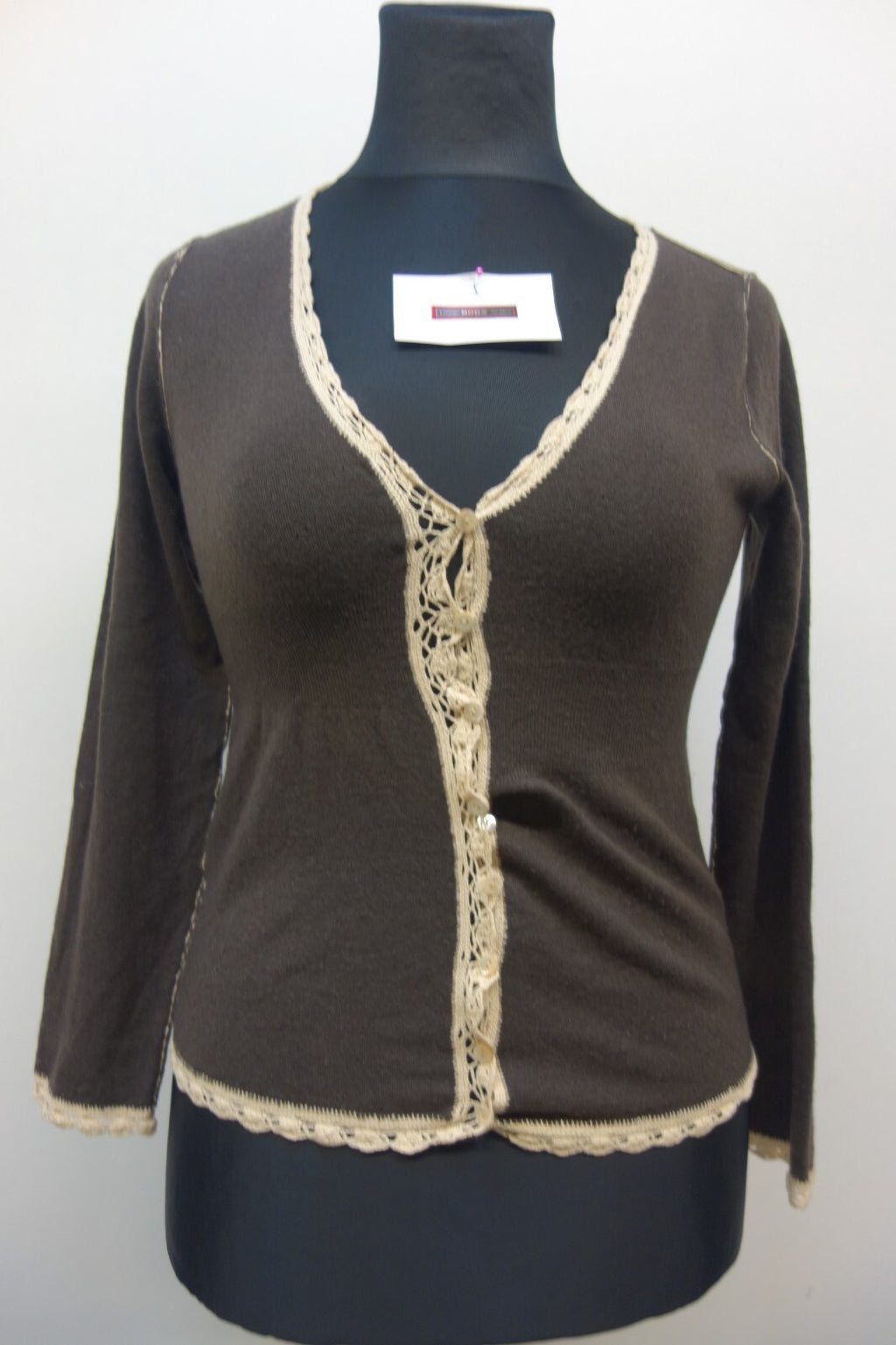 EK0756 Damen Strickjacke von New Scotland, braun0