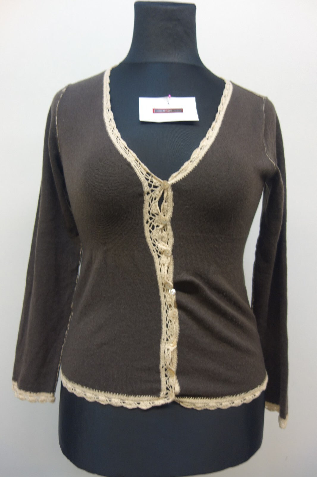 EK0756 Damen Strickjacke von New Scotland, braun0