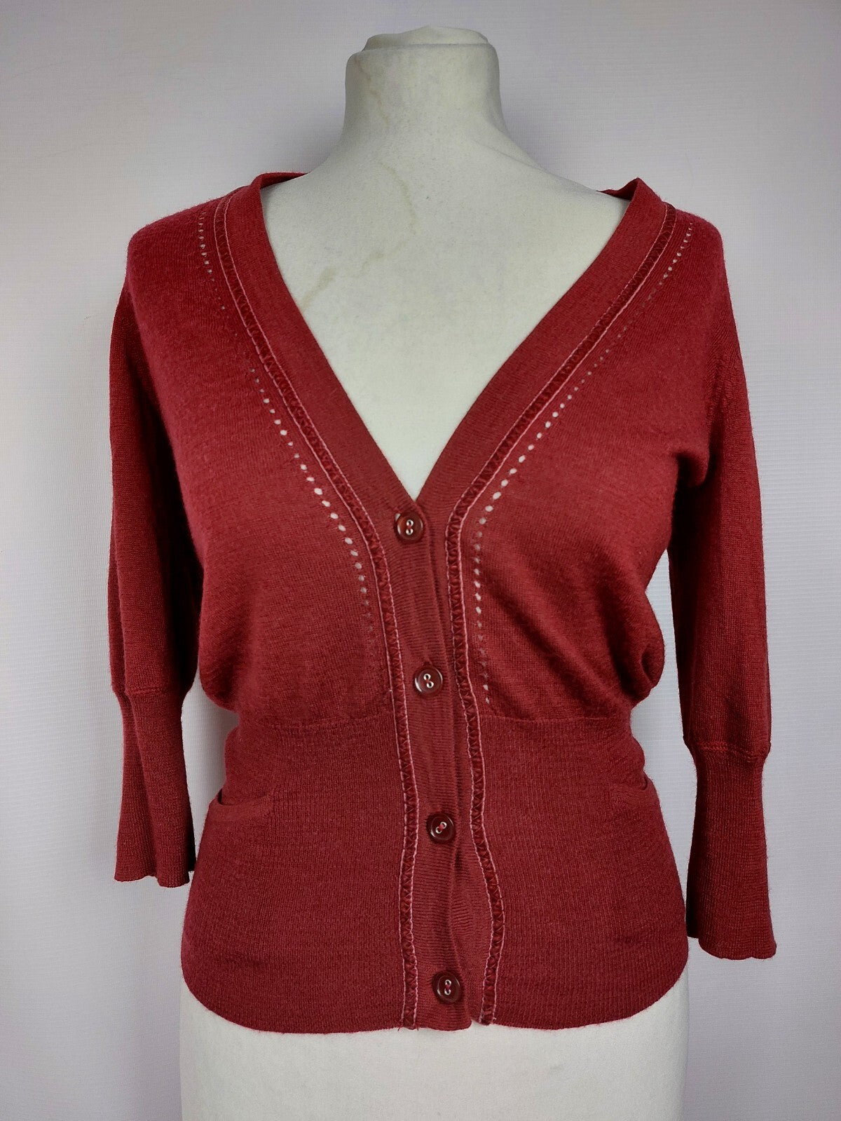 EK4774 Damen Strickjacke von Mexx, rot, Gr.M0