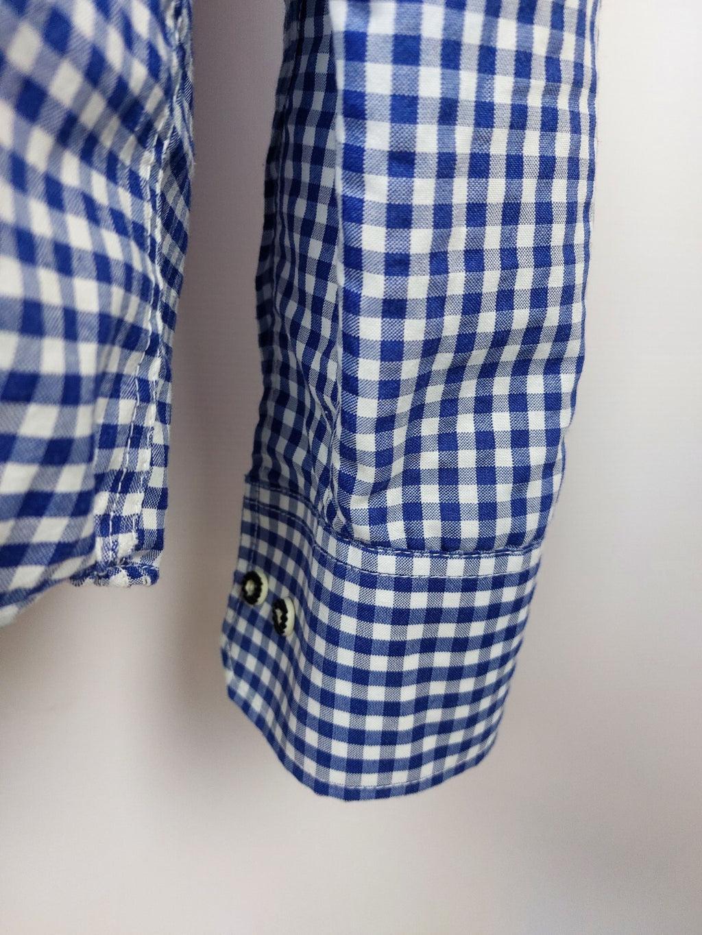 EK1227 Herren Hemd von Bongossi Trade, blau/weiß kariert, Gr. 2XL5