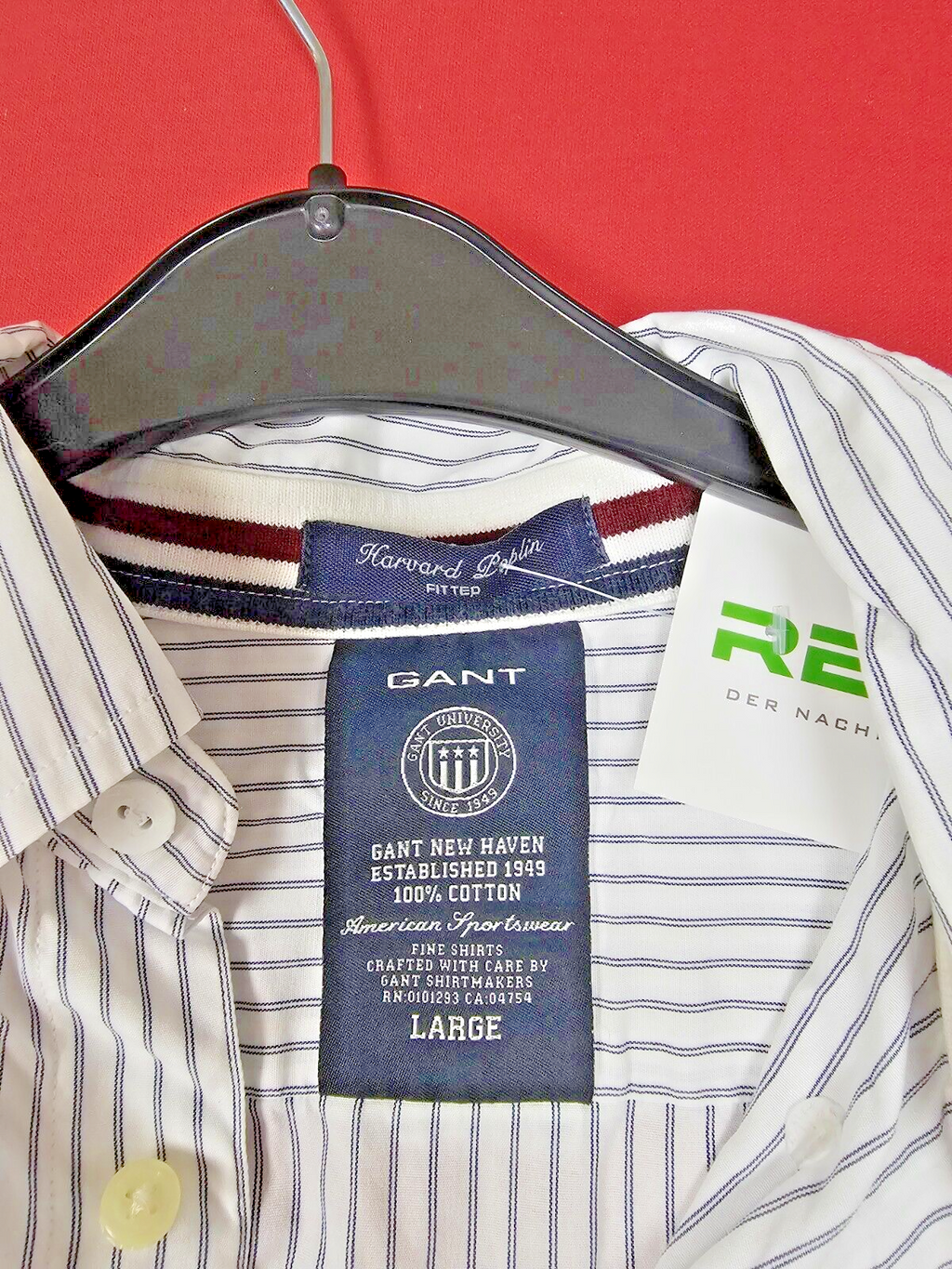 EK6615 Damen Bluse von  Gant Harvard Loplin, Weiß, Gr. L1