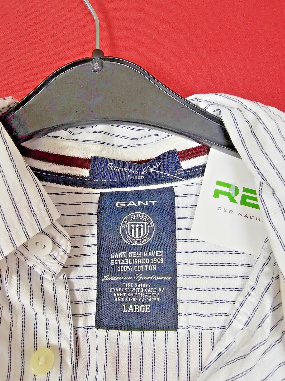 EK6615 Damen Bluse von  Gant Harvard Loplin, Weiß, Gr. L1