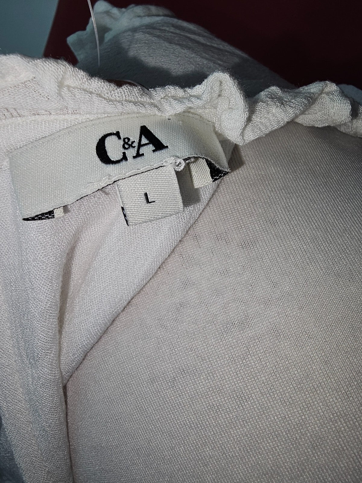 EK6453 Damen Kleid von C&A, weiß, Gr.L5