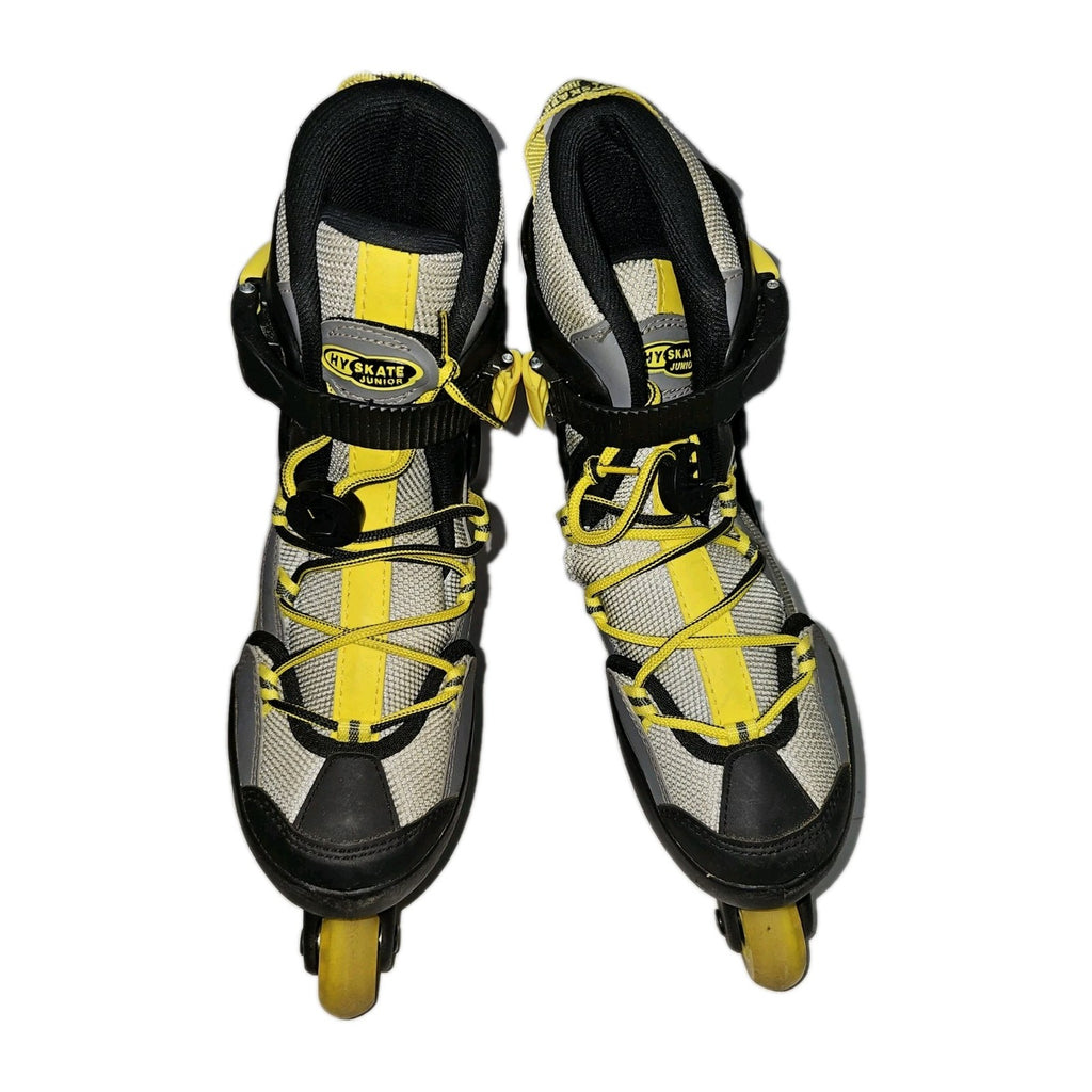 ES789 Unisex Inliner von HySkate Junior, gelb-schwarz, Gr.37-396