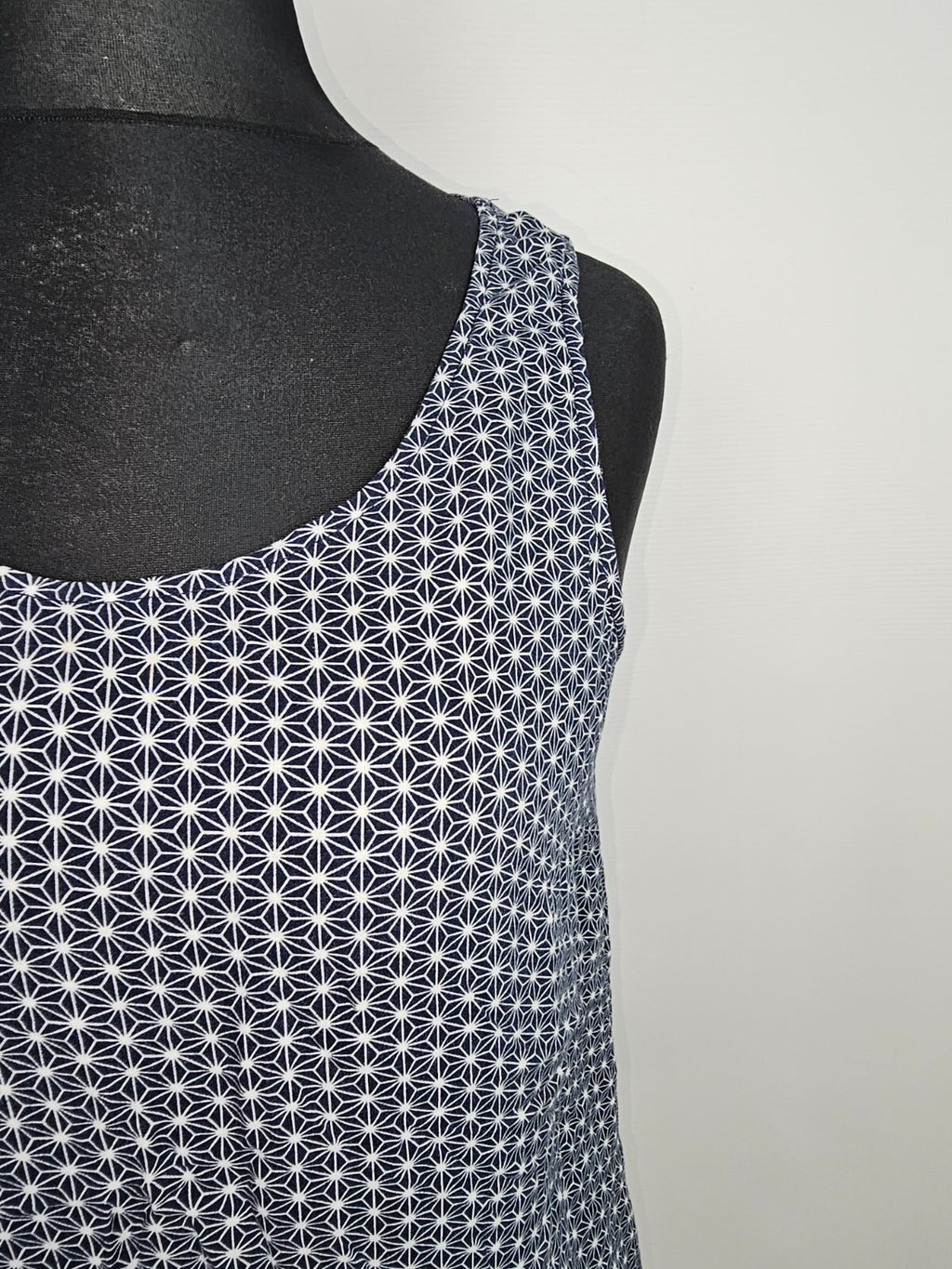EK6521 Damen Bluse von Tom Tailor, blau-weiß, Gr.401
