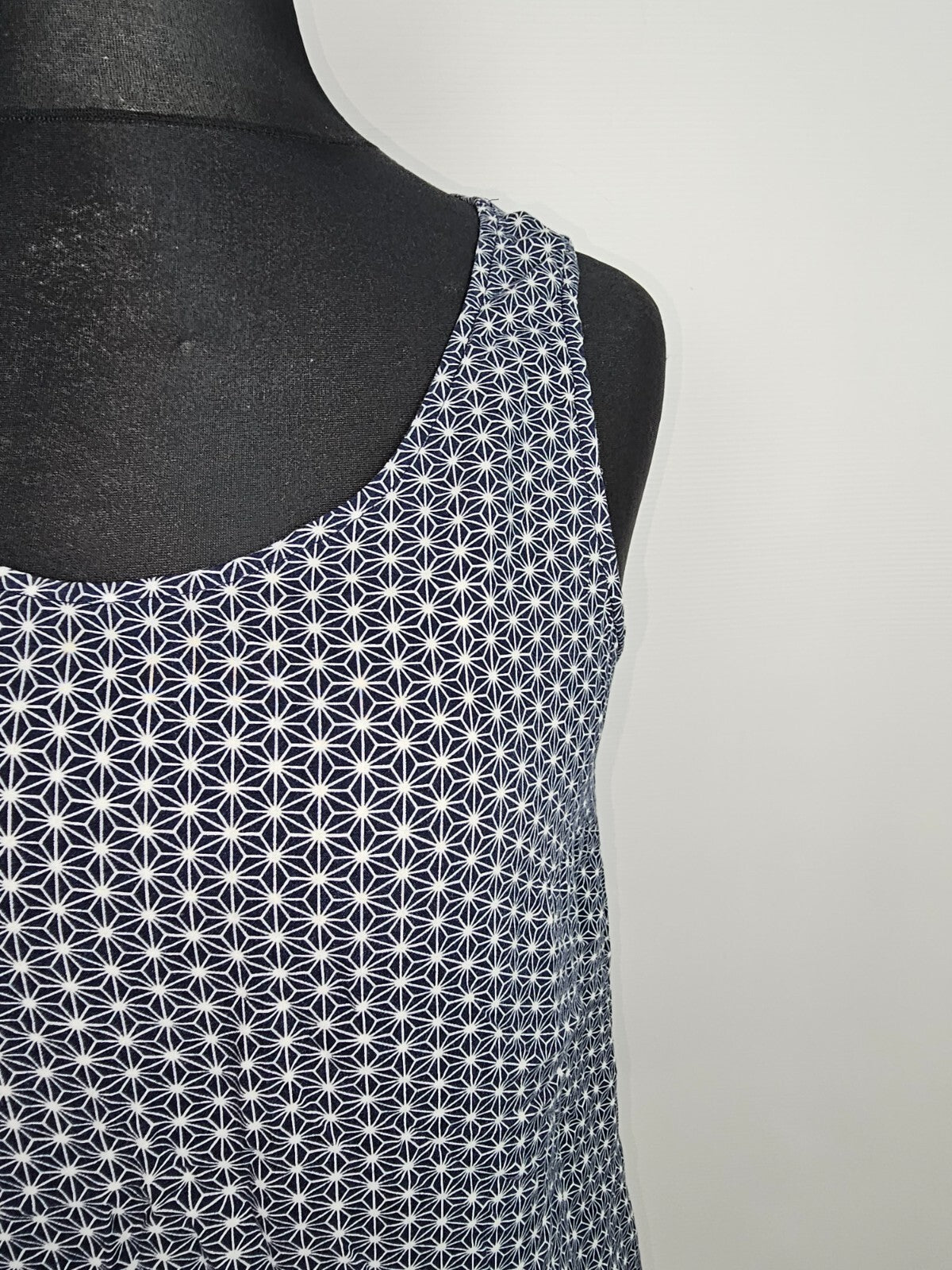 EK6521 Damen Bluse von Tom Tailor, blau-weiß, Gr.401